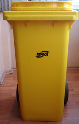 120 Litrelik Plastik Çöp Konteyneri - 4