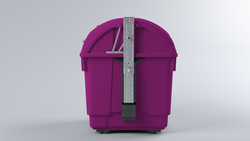 3200 litre kapasiteli Başakşehir Belediye çöp Konteyneri - 3