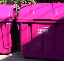  - 3200 litre kapasiteli Başakşehir Belediye çöp Konteyneri