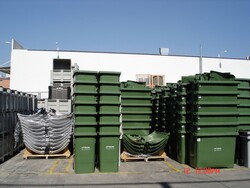 400 Lt.Plastik Çöp Konteyneri kemos - 4