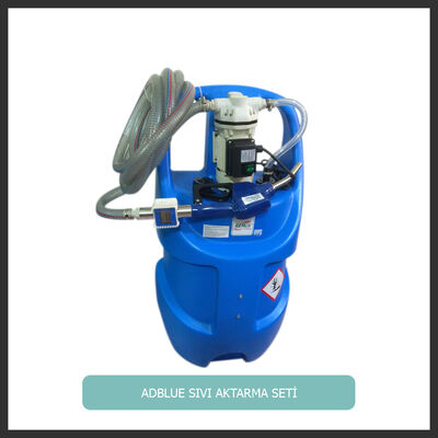 Adblue Sıvı Aktarma Seti(220V Pompa + Otomatik Adblue Tabanca + Dijital Sayaç + 78 Litre Adblue Tankı + 6 metre Hortum + Kelepçe)