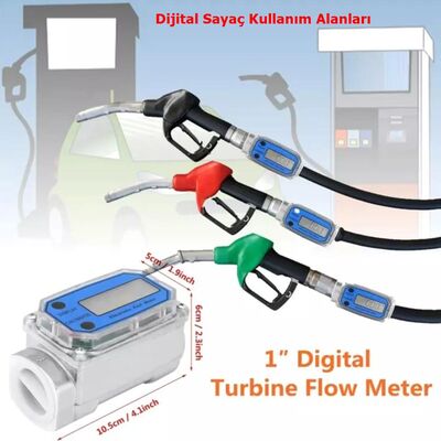 CDI FLOW METER DİJİTAL SAYAÇ METRE BORU TİPİ