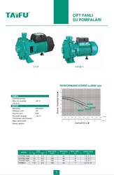 THF6B-4 Çift Fanlı Su Pompası - 5