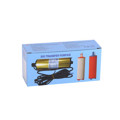 DELİCE 12 VOLT ALÜMİNYUM DALGIÇ TİPİ MAZOT-SIVI AKTARMA SETİ(POMPA + PLASTİK SIVI TRANSFER TABANCASI)