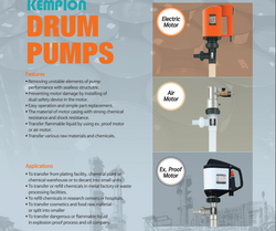 Elektrikli Asit ve Kimyasal varil pompası Drum pump - 3