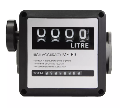 Mazot Sayacı FM 120 High Accuracy Analog Göstergeli Sıvıölçer Sayaç