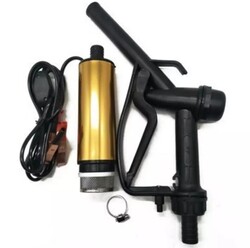 KEMOS - MERİÇ 24 VOLT ALÜMİNYUM DALGIÇ TİPİ SIVI AKTARMA SETİ(POMPA + PLASTİK SIVI TRANSFER TABANCASI)