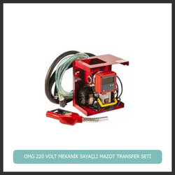 ORT - OMG 220 VOLT DİJİTAL SAYAÇLI OTOMATİK MAZOT TRANSFER SETİ 2 M EMİŞ / 4 BASIŞ 60 LT/DK