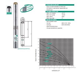 4STM2-5 Paslanmaz Çelik Gövdeli Dalgıç Pompa - 2