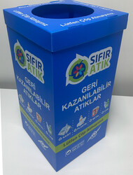 Plastik Geri Dönüşüm Atık Kutusu 35x35x70 cm” için yorum yapan ilk kişi siz olun - 2