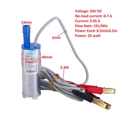 RİCH 24 VOLT KROM DALGIÇ TİPİ SIVI AKTARMA POMPASI(ÇAKMAKLIK) - 3