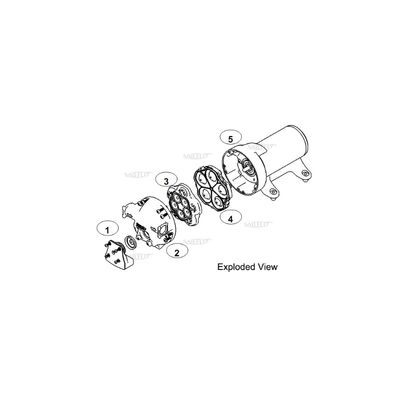 Whaleflo 12volt 200psi 13.8bar 10litre dakika Hidrofor pompası