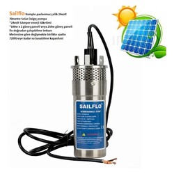 SLR - Sailflo 24volt 70Metre Paslanmaz Çelik Solar Dalgıç Pompa
