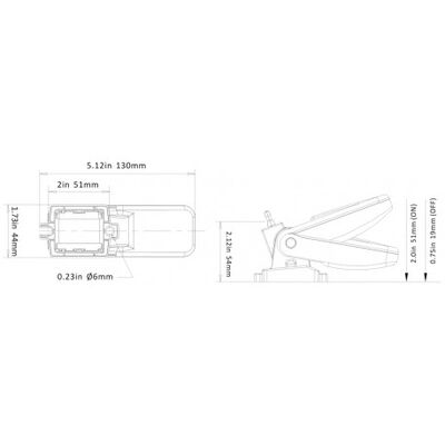 Sailflo Sintine Otomatiği/Float Switch 12-24 Volt 20 Amper