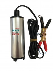 KEMOS - Sakarya 12 Volt Alüminyum Dalgıç Tipi Sıvı Aktarma Seti(Dalgıç Pompa + Hortum)