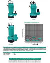 TPS250 Şamandıralı Temiz Su Dalgıç Pompaları - 4