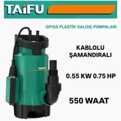 TYF - Taifu Dalgic Pompa Kablolu Şamadıralı 550wat kemos