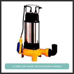 YRT - V1100DF 220V Dalgıç Tipi Sıvı Aktarma Pompası