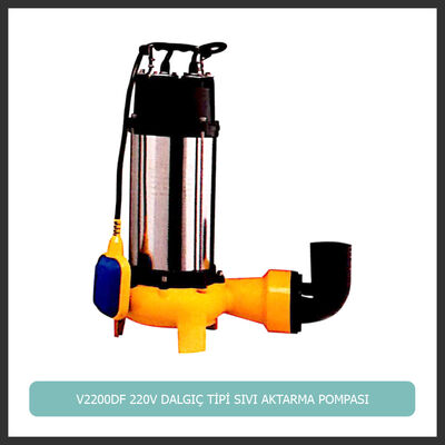 V2200DF 220V Dalgıç Tipi Sıvı Aktarma Pompası